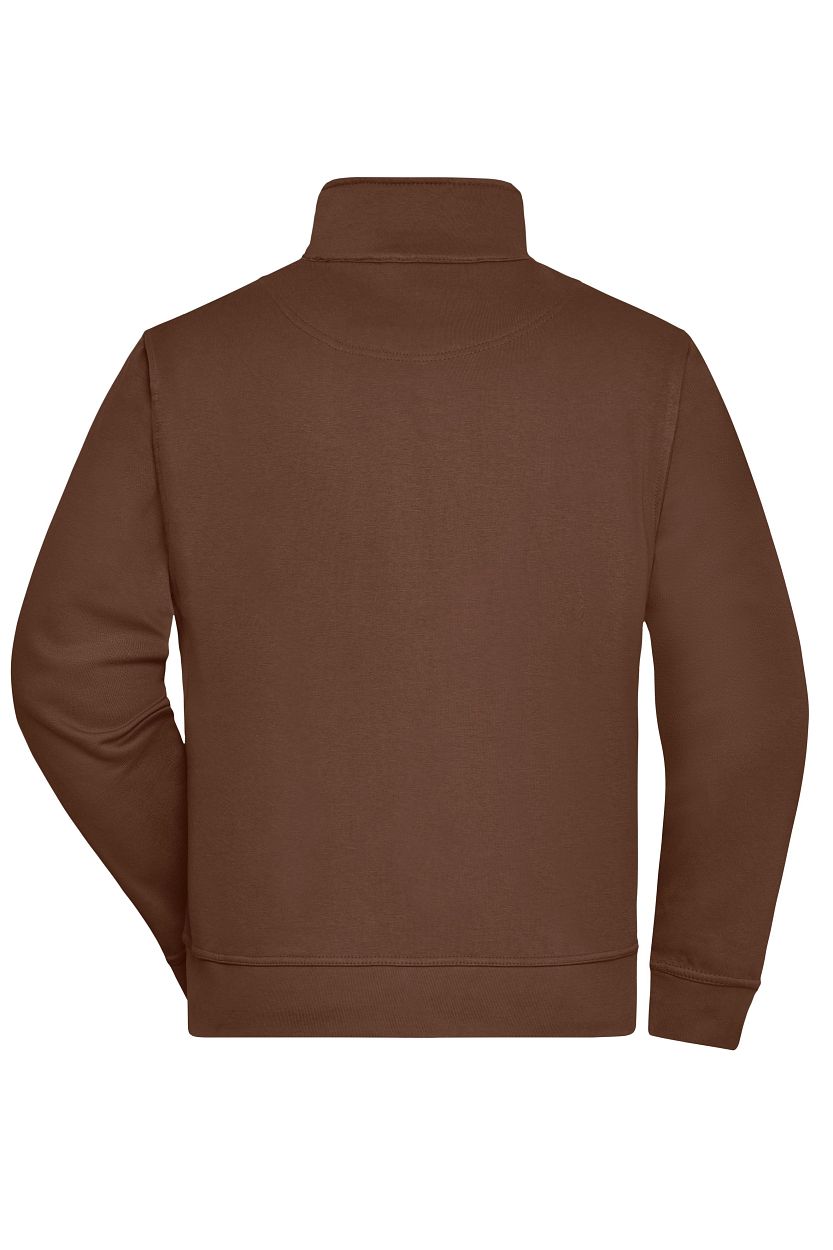 Workwear Sweat Jacket "JN836" in Brown, Größe 6XL - Daiber