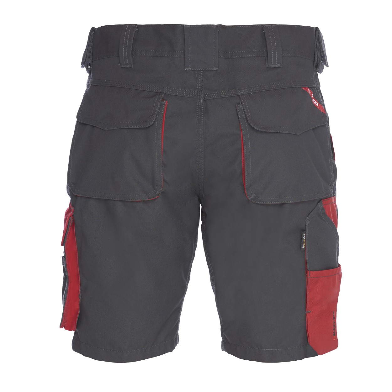 ENGEL Galaxy Arbeitsshorts in Anthrazit Grau/Tomato Red, Größe 54