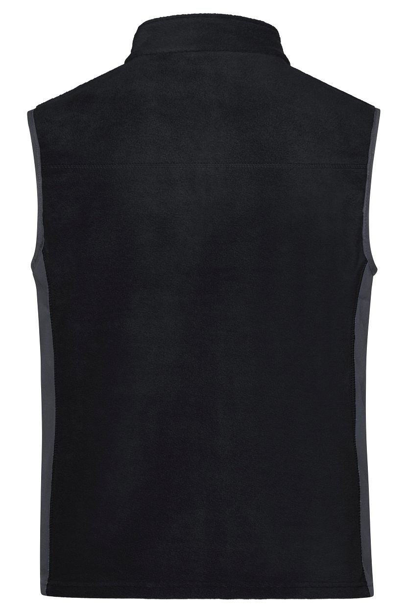 Workwear Fleece Vest - STRONG - "JN856" in Black/Carbon, Größe 6XL - Daiber