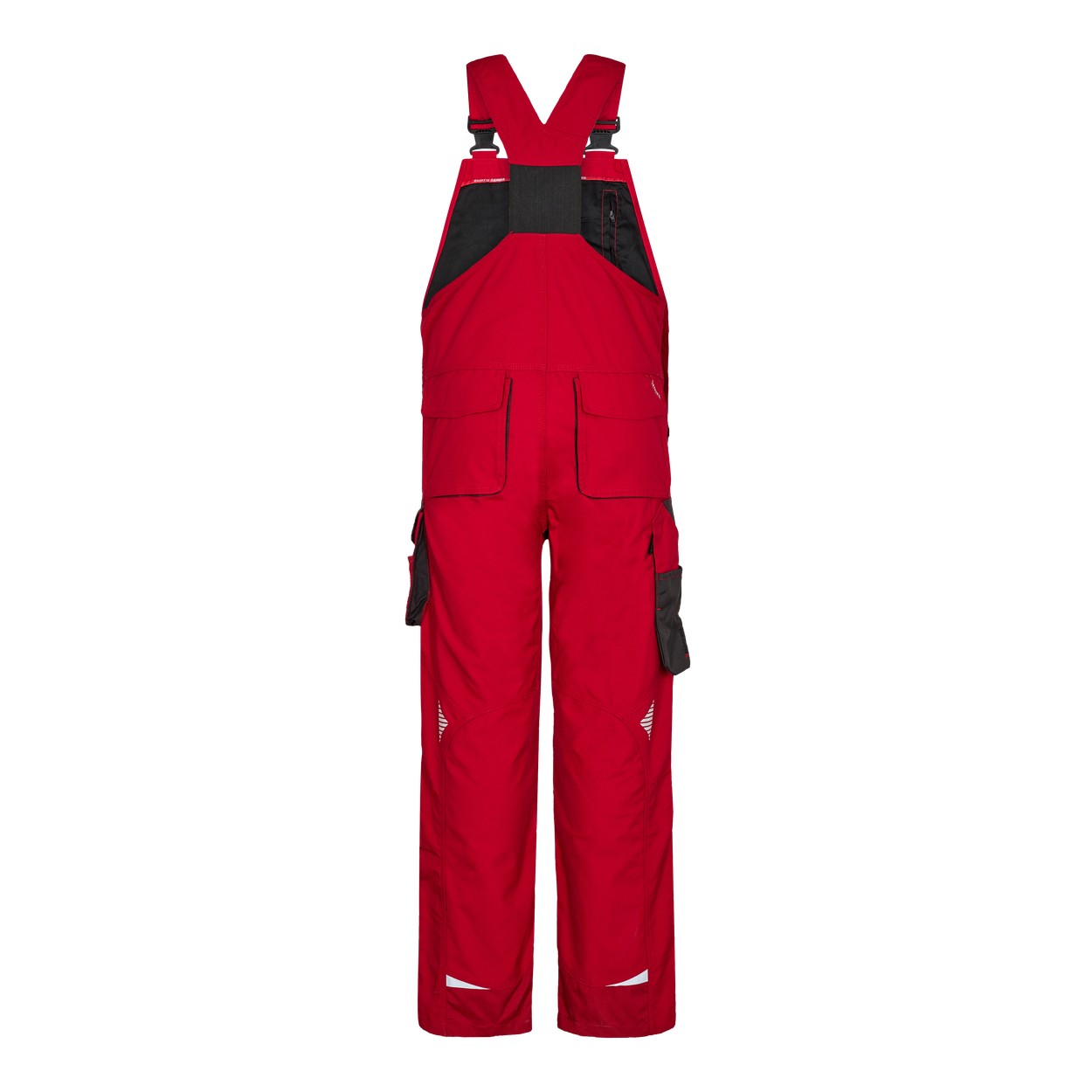 ENGEL Galaxy Latzhose in Tomato Red/Anthrazit Grau, Größe 106