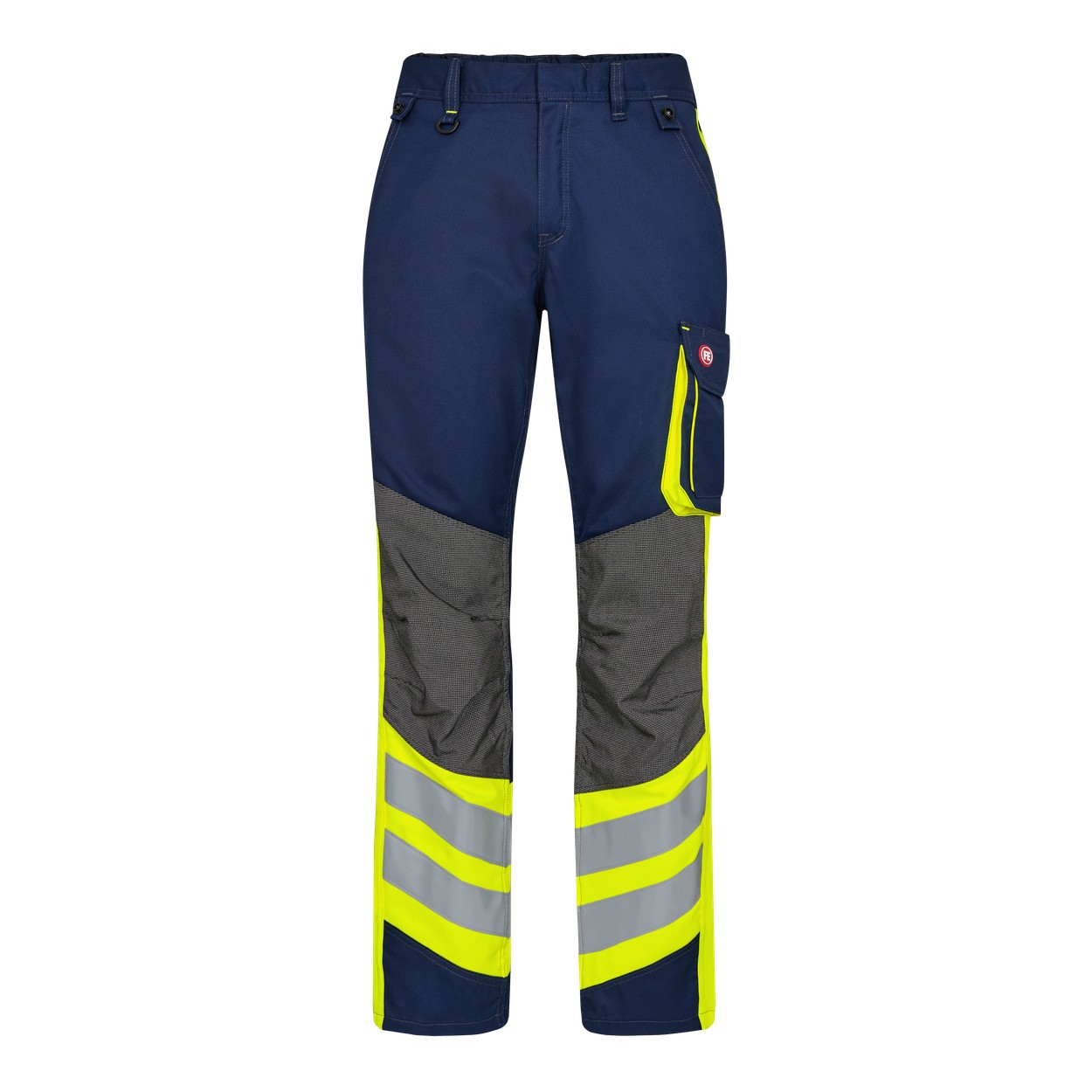 ENGEL Cargo Arbeitshose in Blue Ink/Gelb, Größe 106