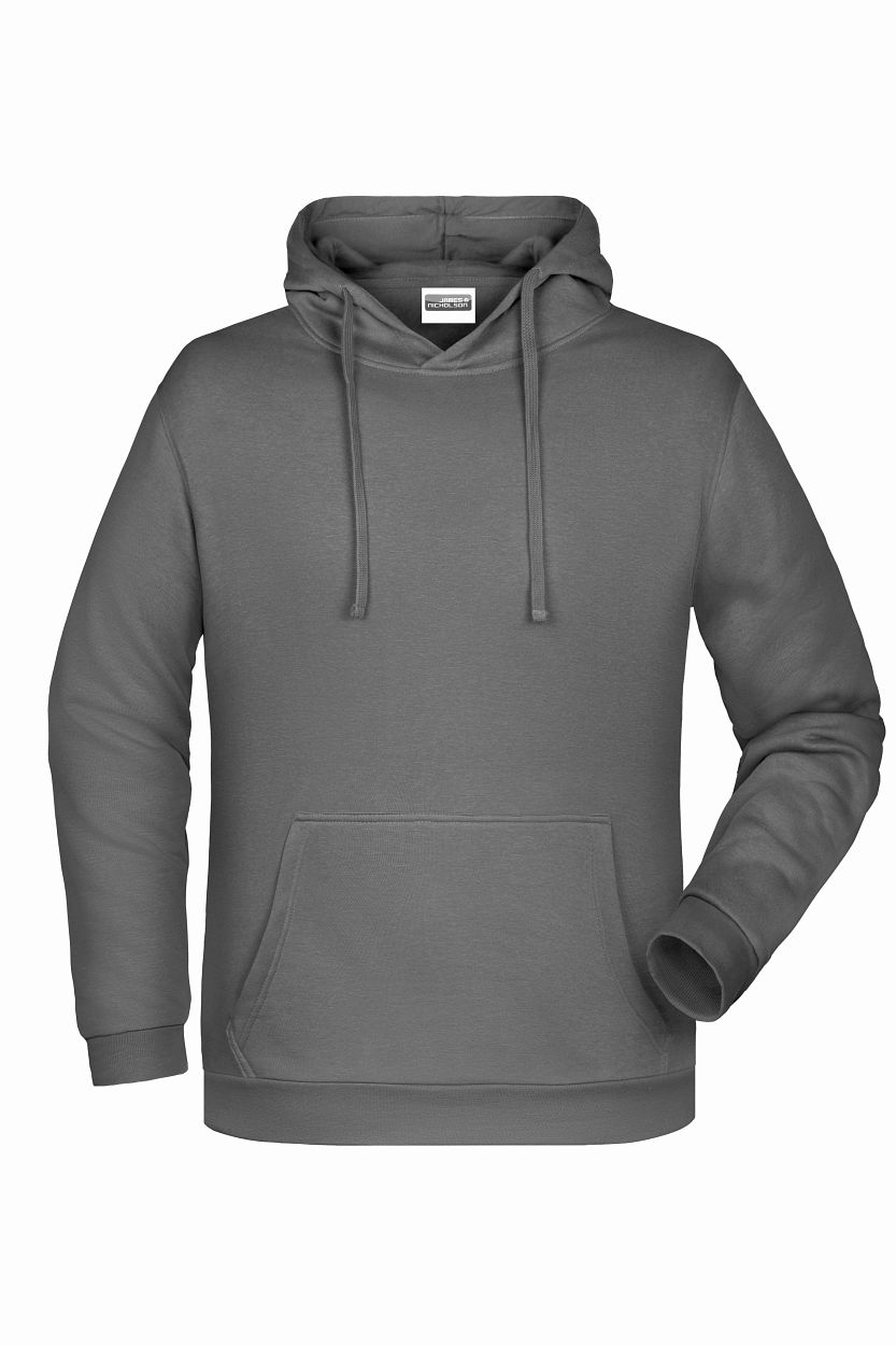 Men's Promo Hoody "JN796" in Dark-Grey, Größe 5XL - Daiber