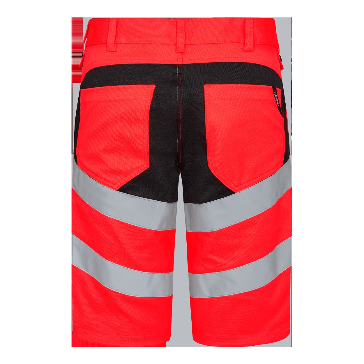 ENGEL Safety Arbeitsshorts mit 2-Wege-Stretch in Rot/Schwarz, Größe 54