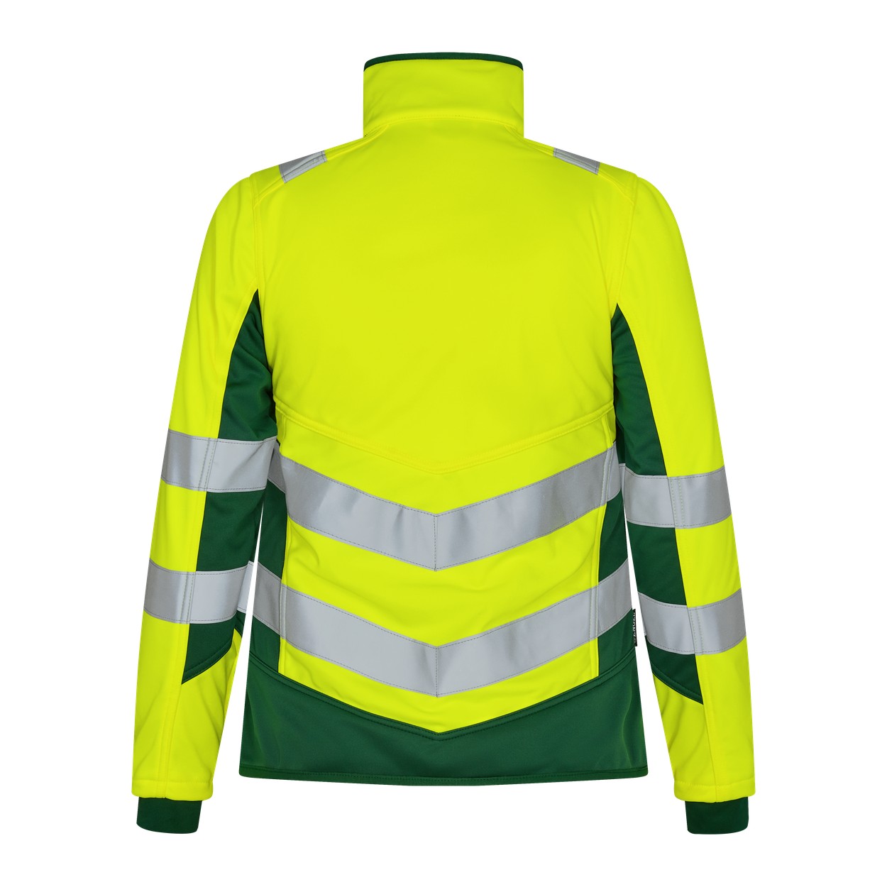 ENGEL Safety Damen Softshelljacke in Gelb/Grün, Größe XS
