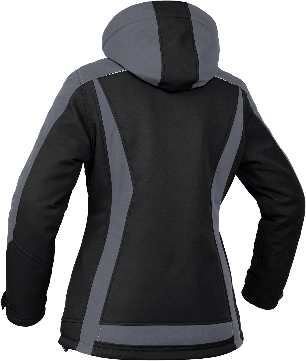 Damen Winter-Softshelljacke Schwarz/Grau FLXDI, Gr. 34 von Leibwächter Damen Winter-Softshelljacke Schwarz/Grau FLXDI, Gr. 52 von Leibwächter