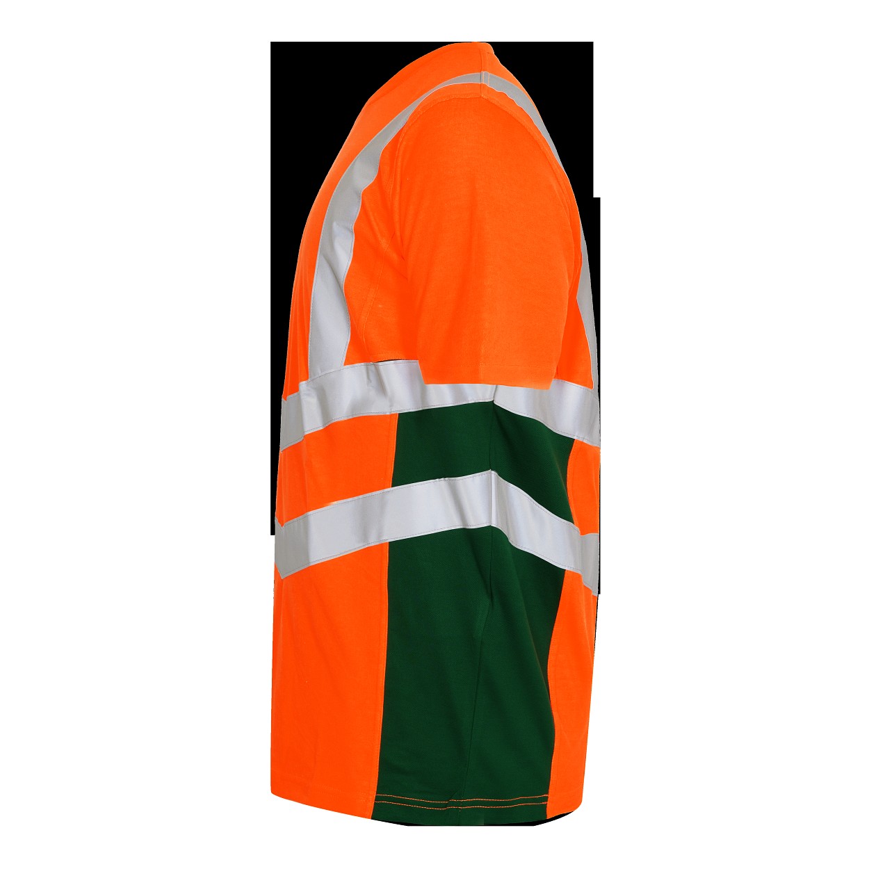 ENGEL Safety T-Shirt in Orange/Grün, Größe XS