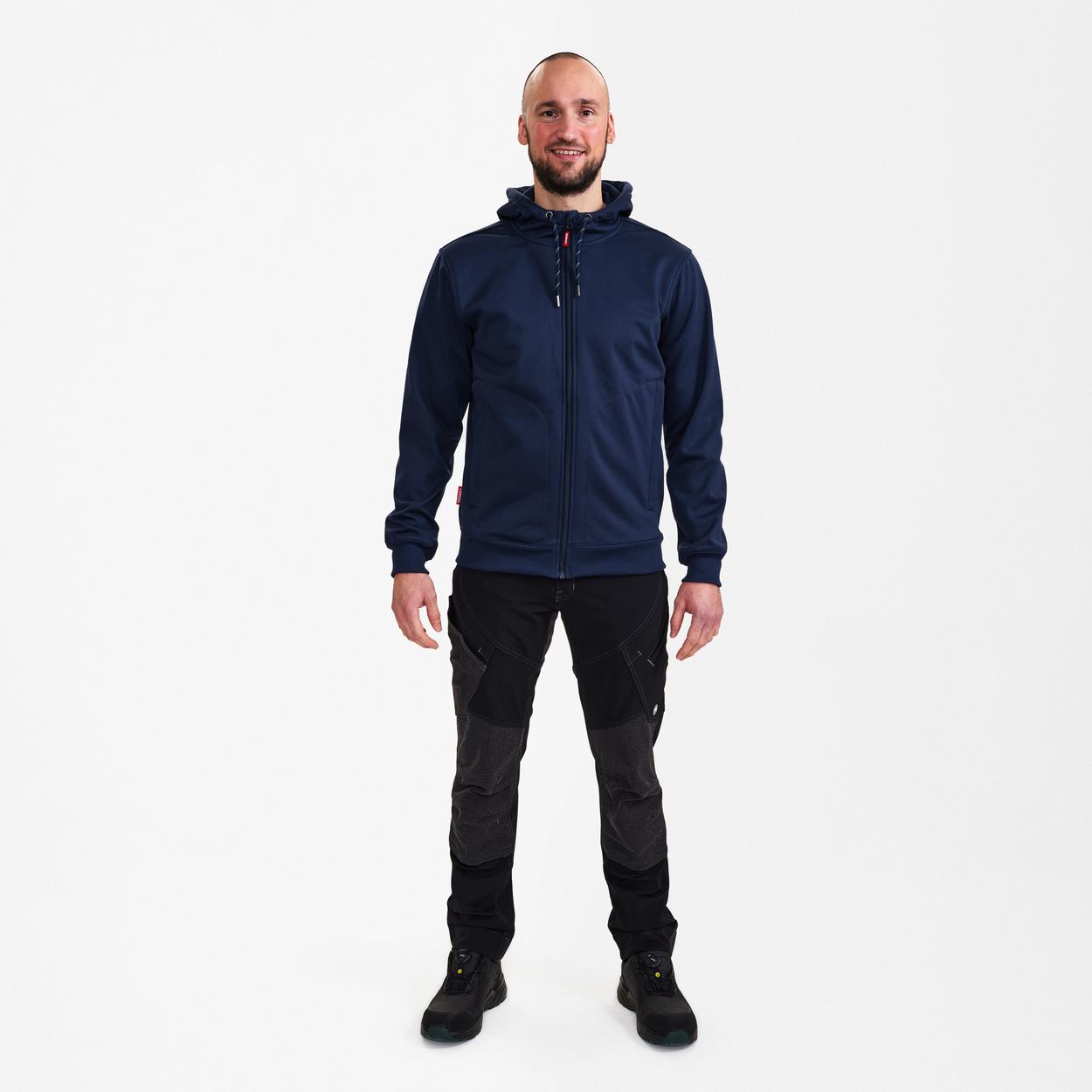 ENGEL Extend Allwetter-Cardigan in Blue Ink, Größe XS