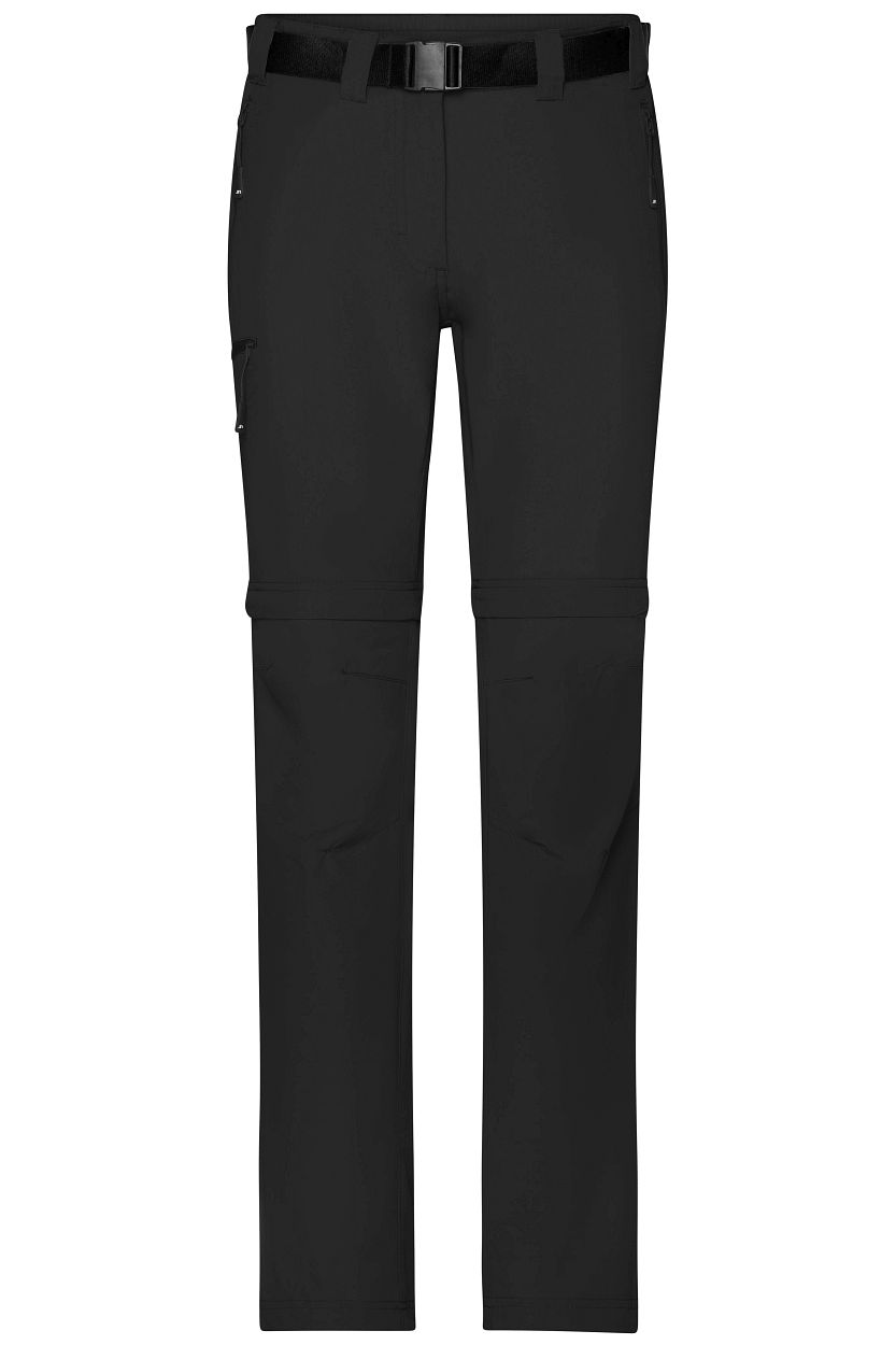 Ladies' Zip-Off Trekking Pants "JN1201" in Black, Größe 2XL - Daiber
