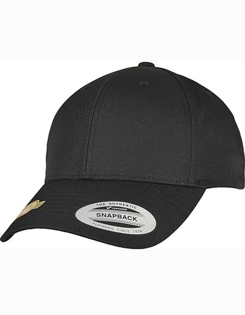 FLEXFIT Recycled Poly Twill Cap in Black, Größe One Size