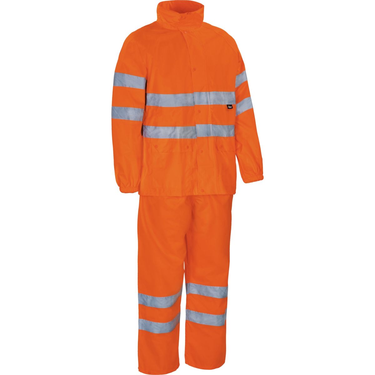 Warnschutz-Regenanzug leuchtorange von Vizwell
