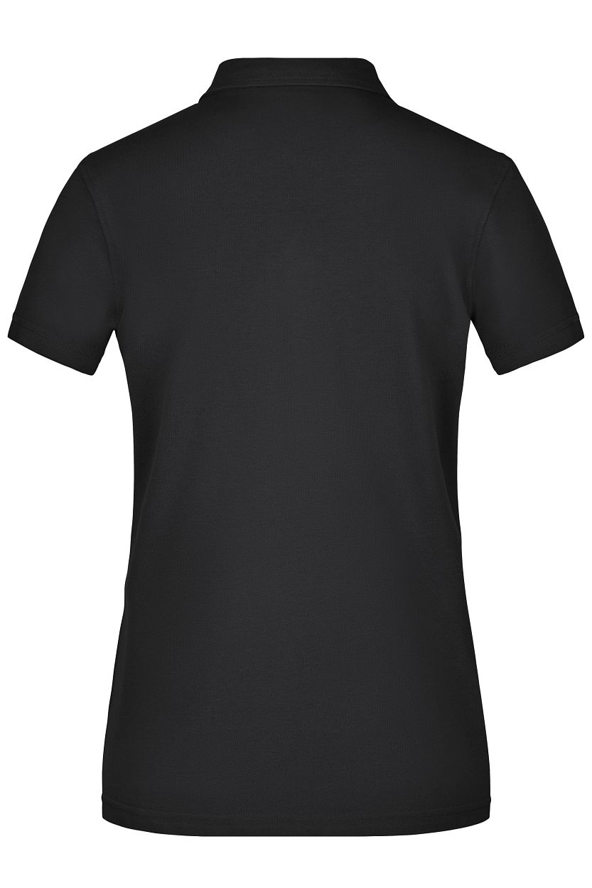 Ladies' Plain Polo "JN969" in Black/Black-White, Größe 2XL - Daiber