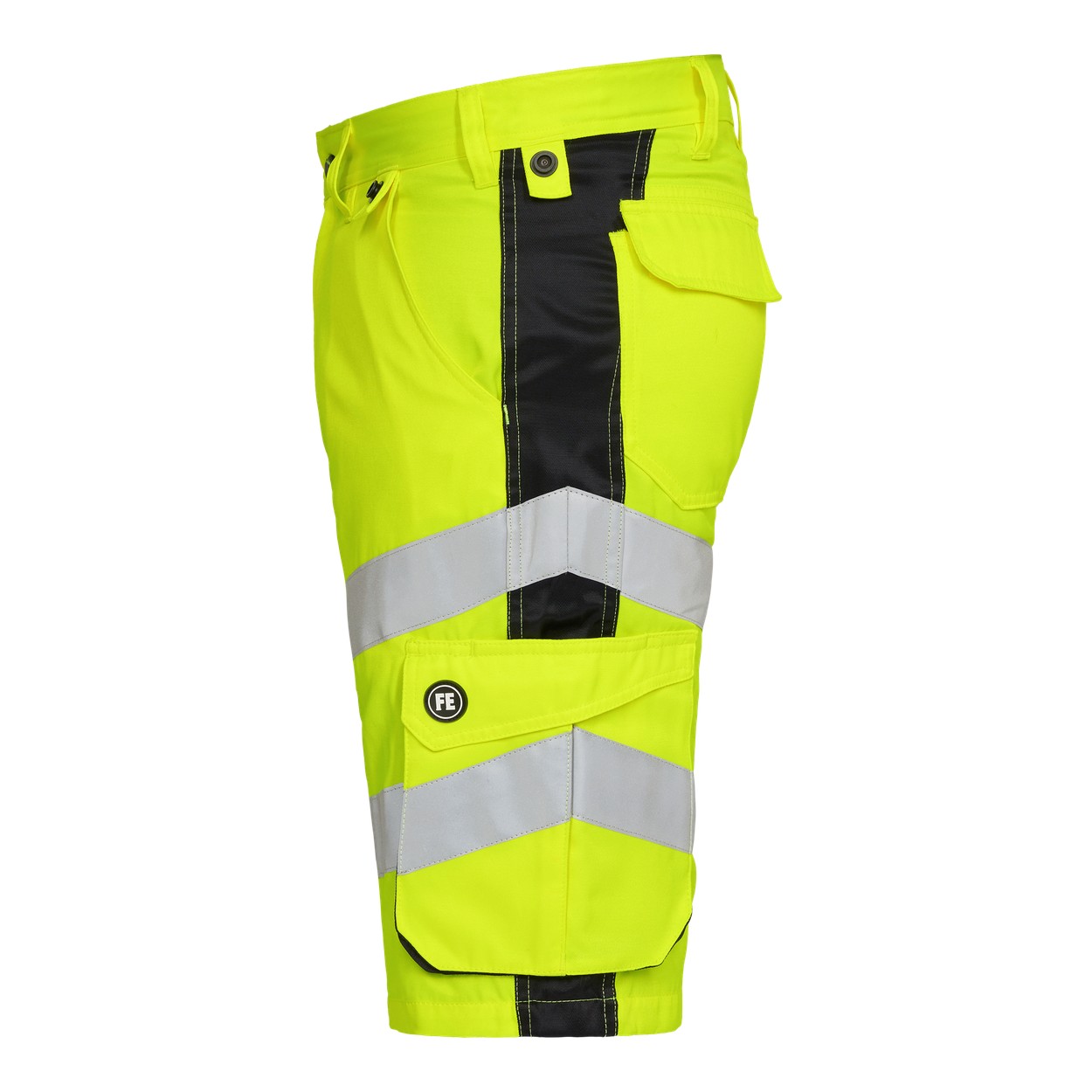 ENGEL Safety Light Arbeitsshorts in Gelb/Schwarz, Größe 54