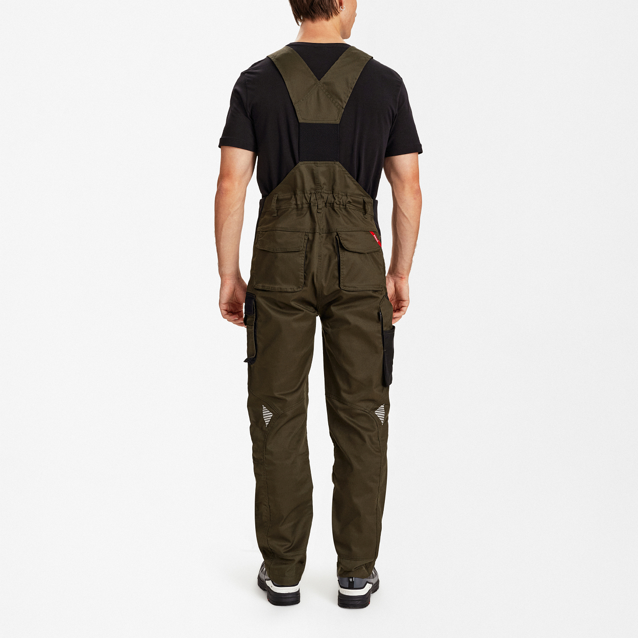 ENGEL Galaxy Latzhose mit Stretch in Forest Green/Schwarz, Größe 106