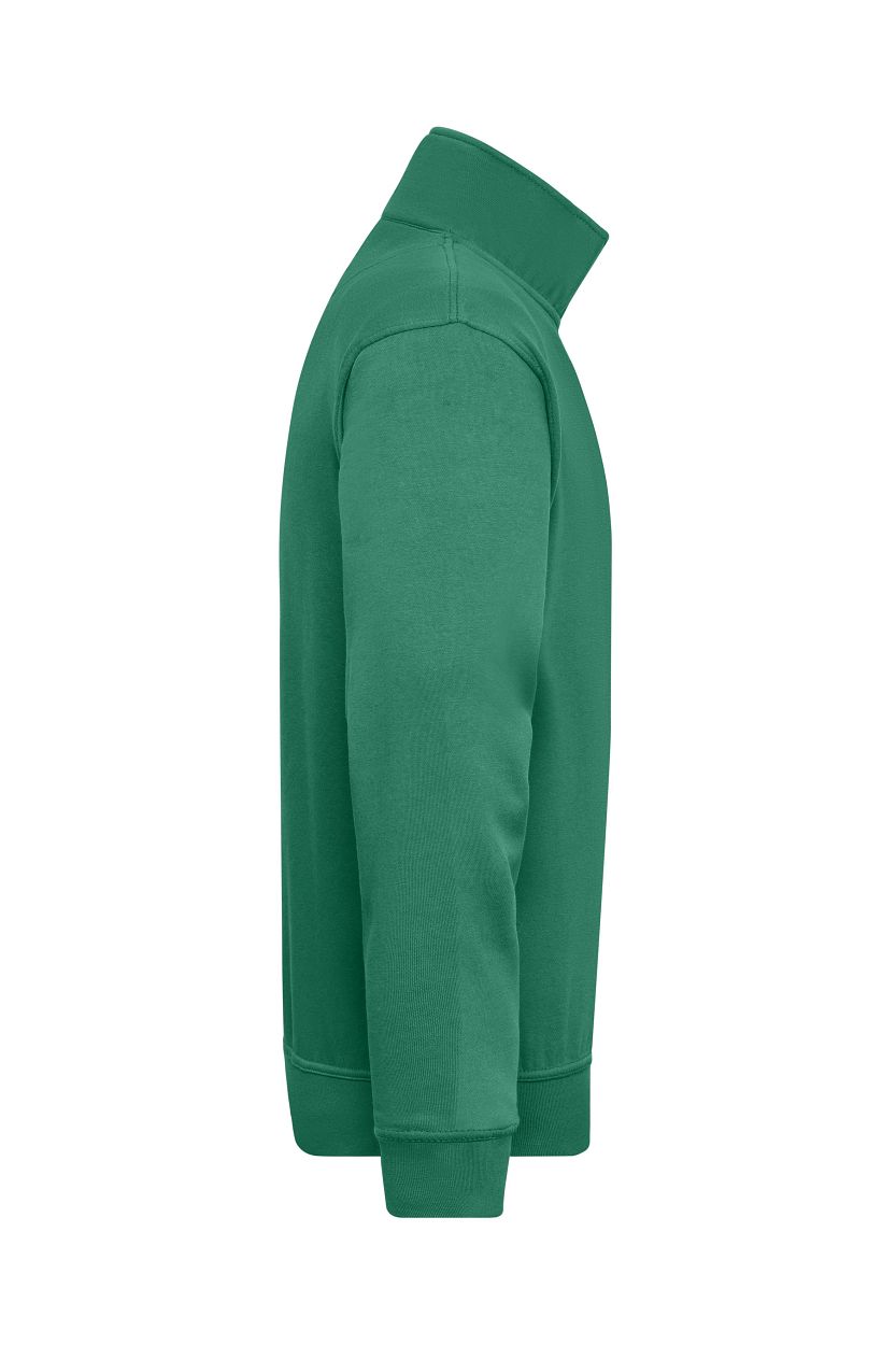 Workwear Half-Zip Sweat "JN831" in Dark-Green, Größe 6XL - Daiber