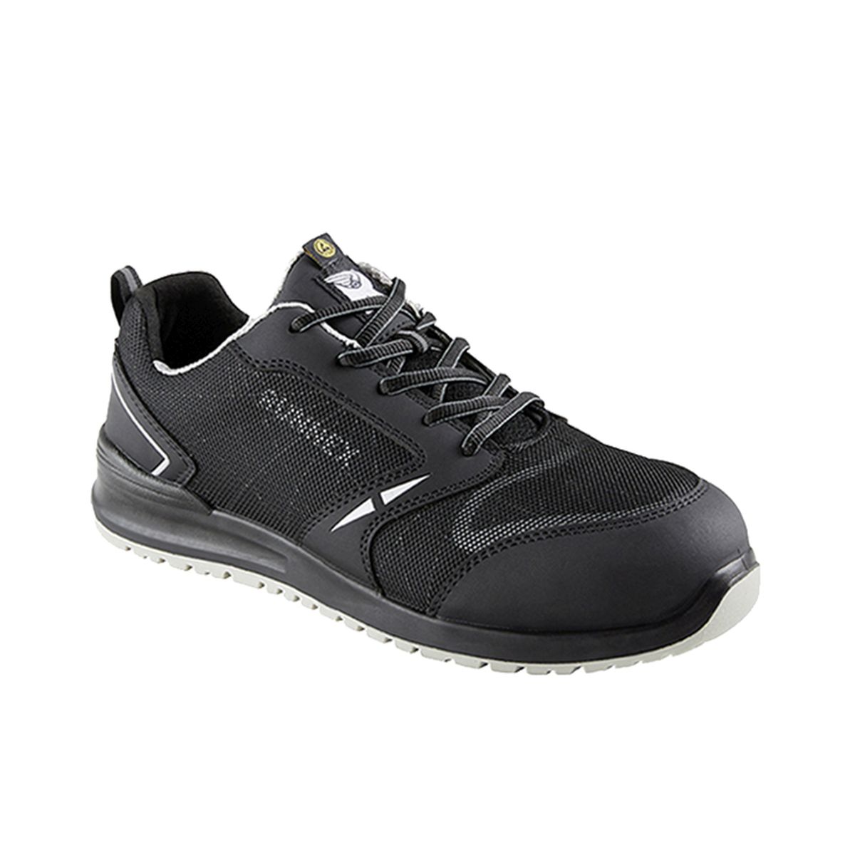 RUNNEX® S1PS-ESD-Sicherheitshalbschuhe SportStar in Schwarz / Grau, Gr. 48