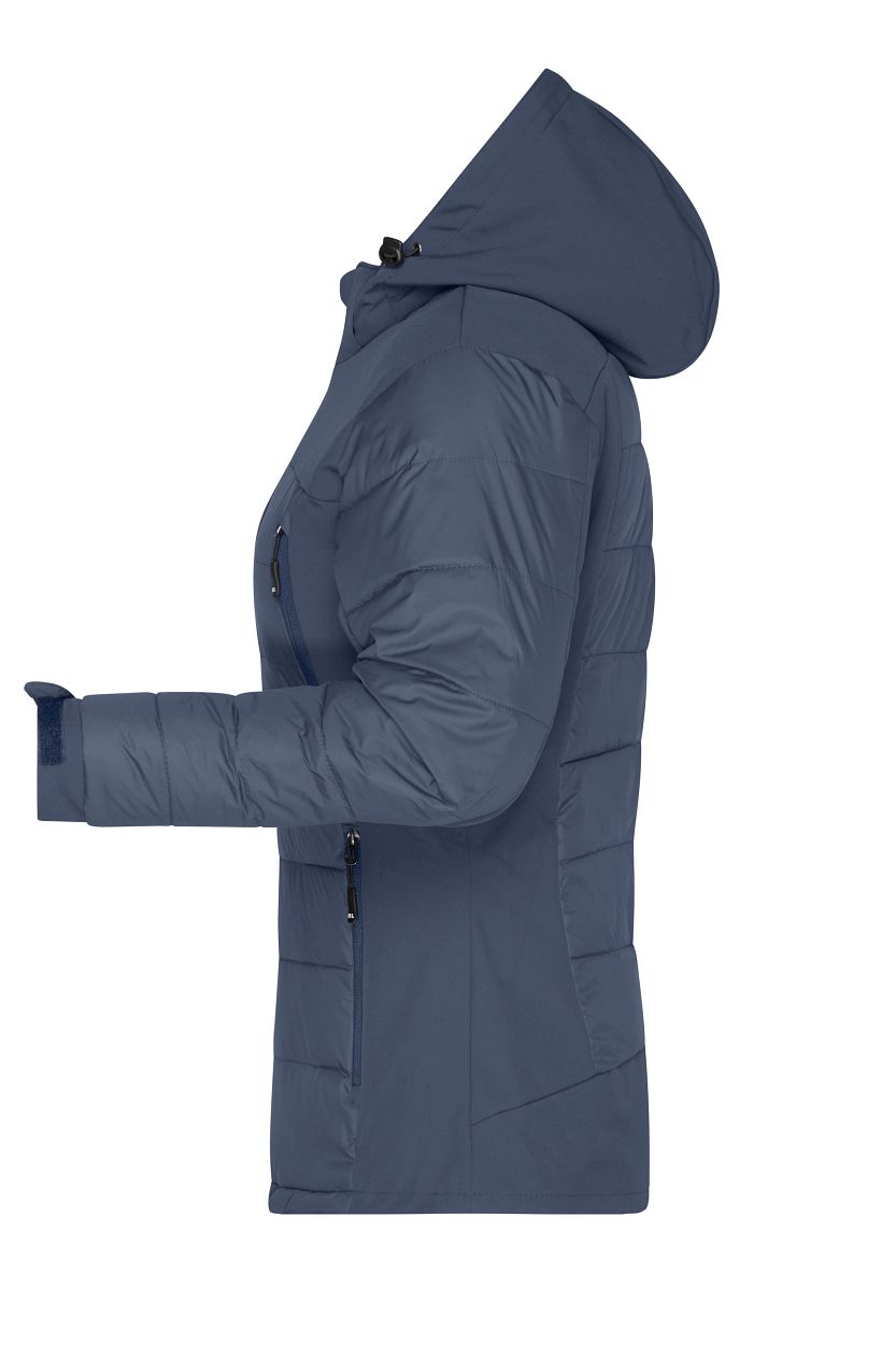 Ladies' Outdoor Hybrid Jacket "JN1049" in Navy, Größe 2XL - Daiber