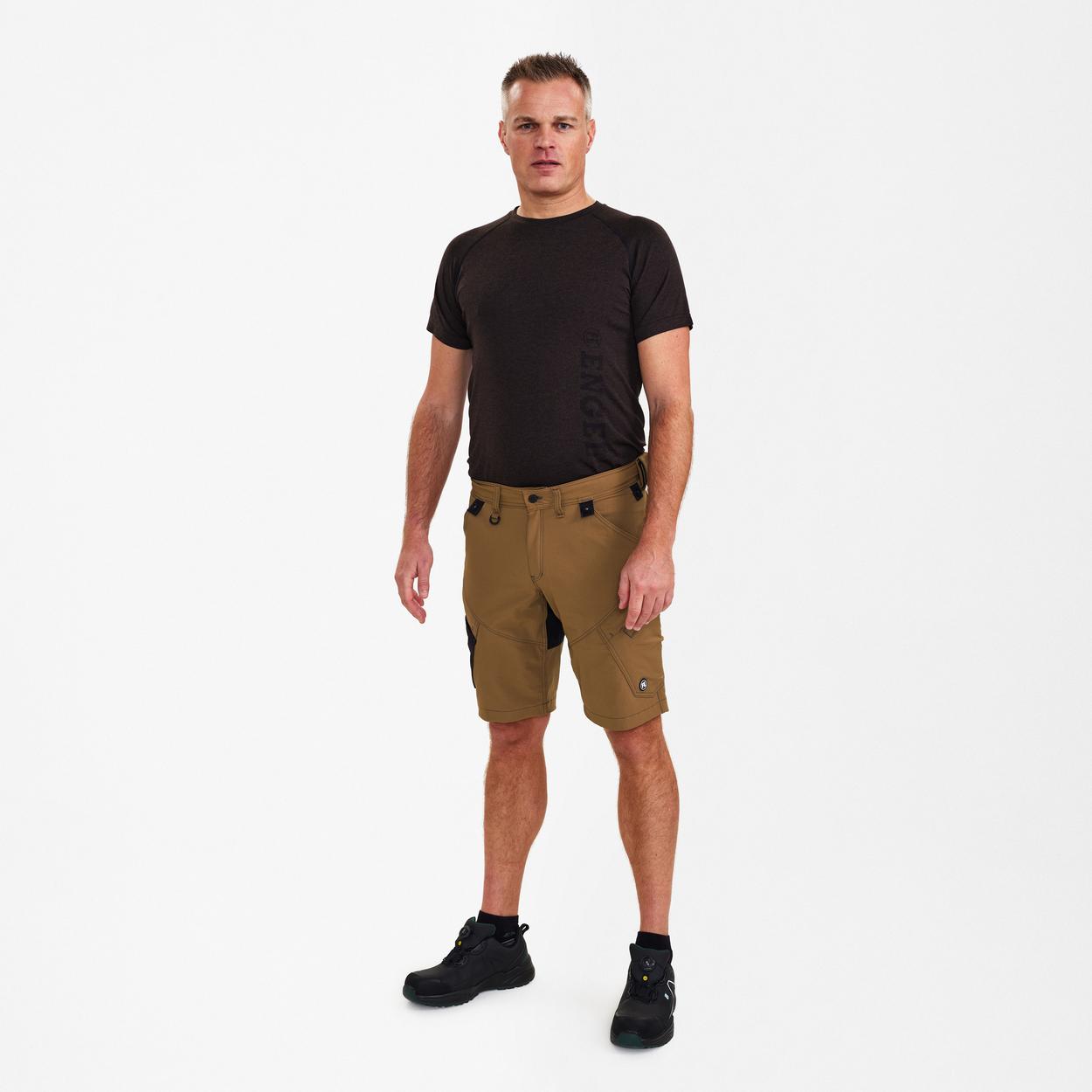 ENGEL X-treme Arbeitsshorts mit 4-Wege-Stretch in Toffee Brown, Größe 54