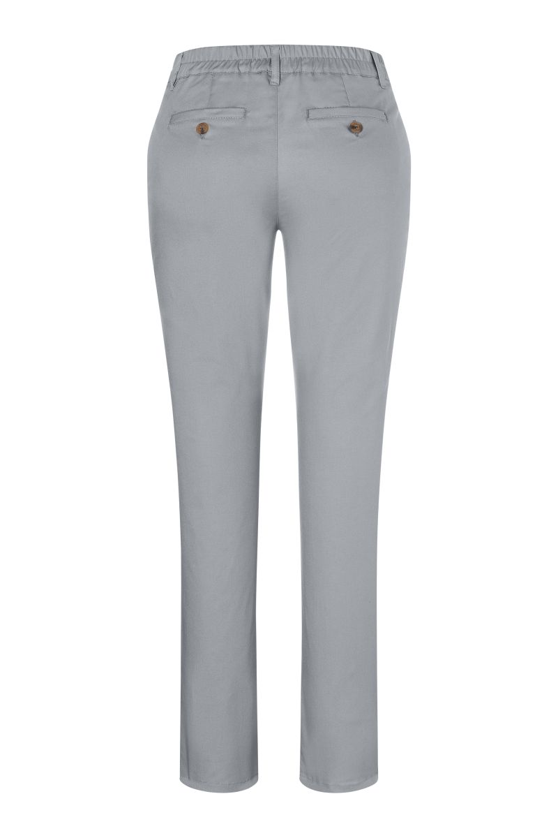 Damen Chinohose Modern-Stretch Größe 54 in Stahlgrau von Karlowsky