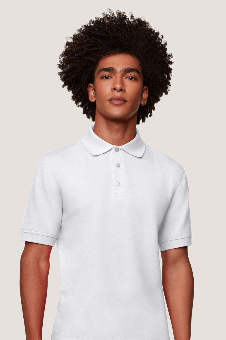 HAKRO 816 Poloshirt MIKRALINAR® in Anthrazit meliert, Größe 6XL