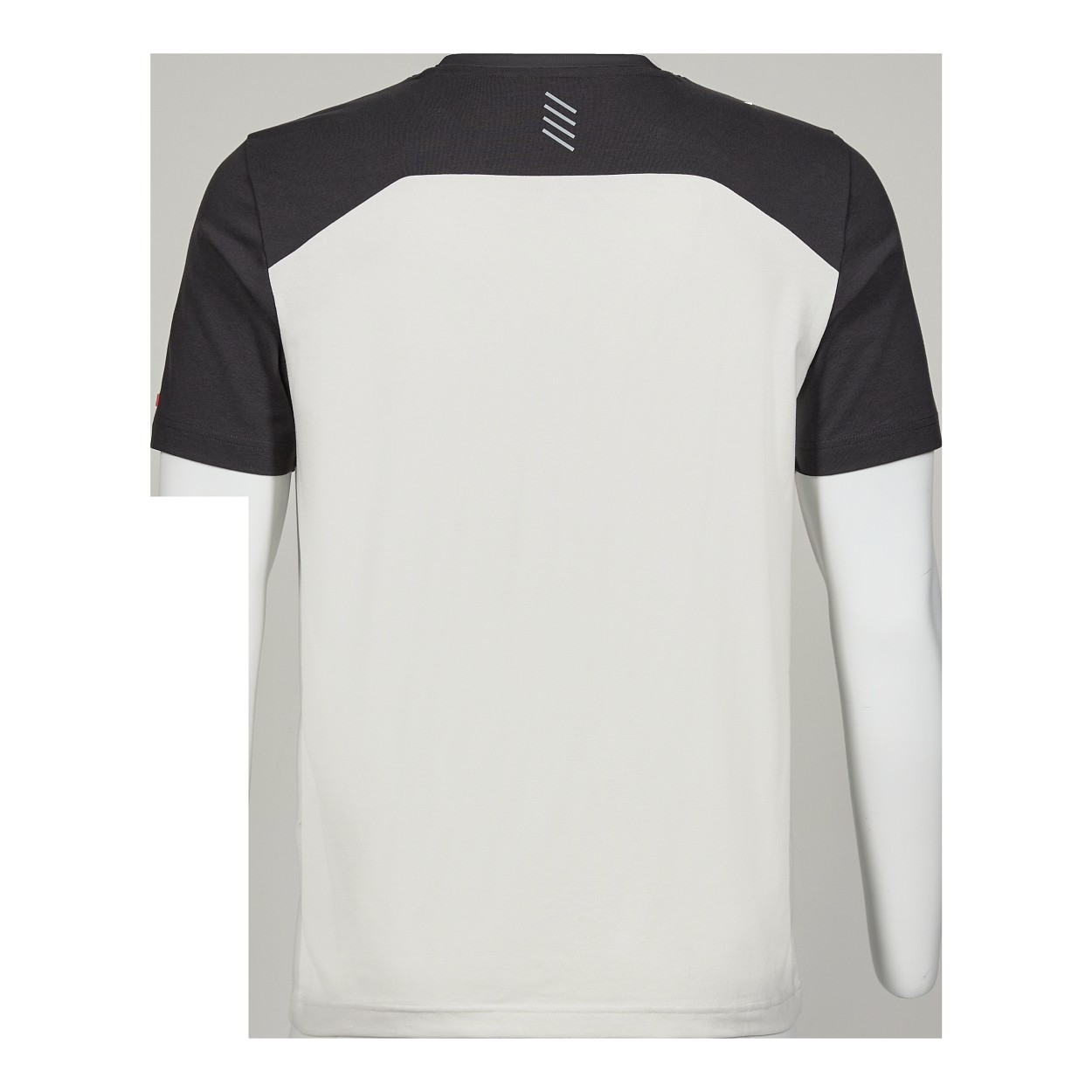 ENGEL Entire T-Shirt in Bone White / Anthracite Grey, Größe XS