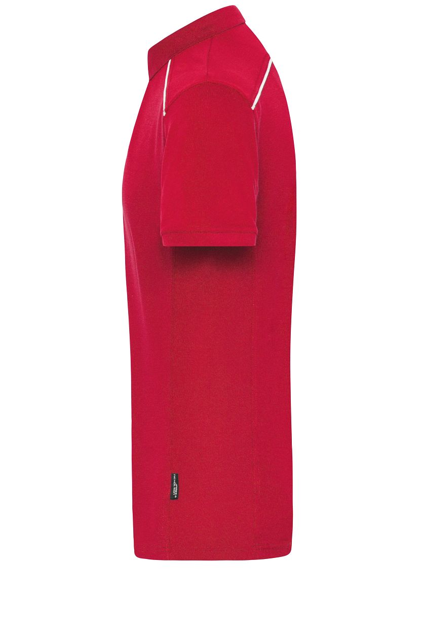 Men's Workwear Polo - SOLID - OCS Blended "JN892" in Red, Größe 6XL - Daiber