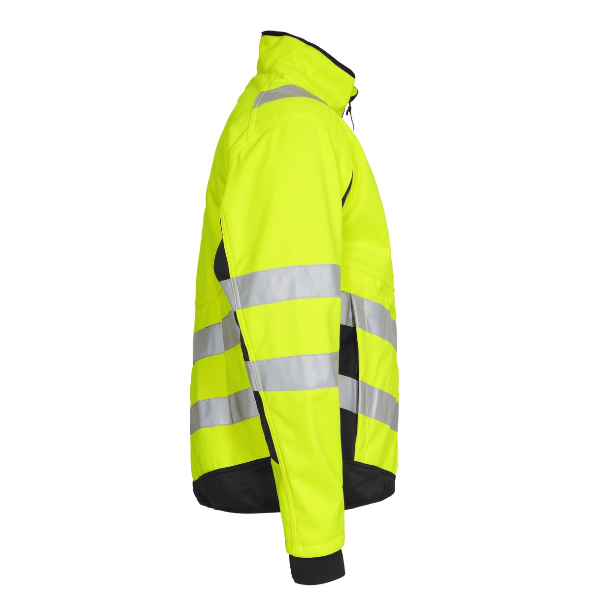 ENGEL Safety Softshelljacke in Gelb/Schwarz, Größe XS