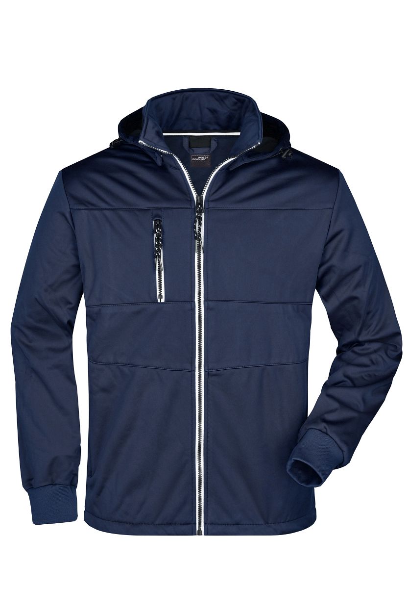 Men's Maritime Jacket "JN1078" in Navy/Navy/White, Größe 3XL - Daiber