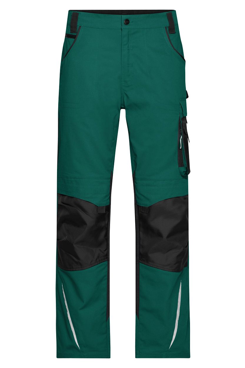 Workwear Pants - STRONG - "JN832" in Dark-Green/Black, Größe 110 - Daiber