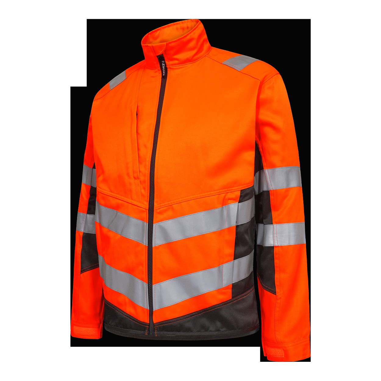 ENGEL Safety Light Arbeitsjacke in Orange/Anthrazit Grau, Größe XS