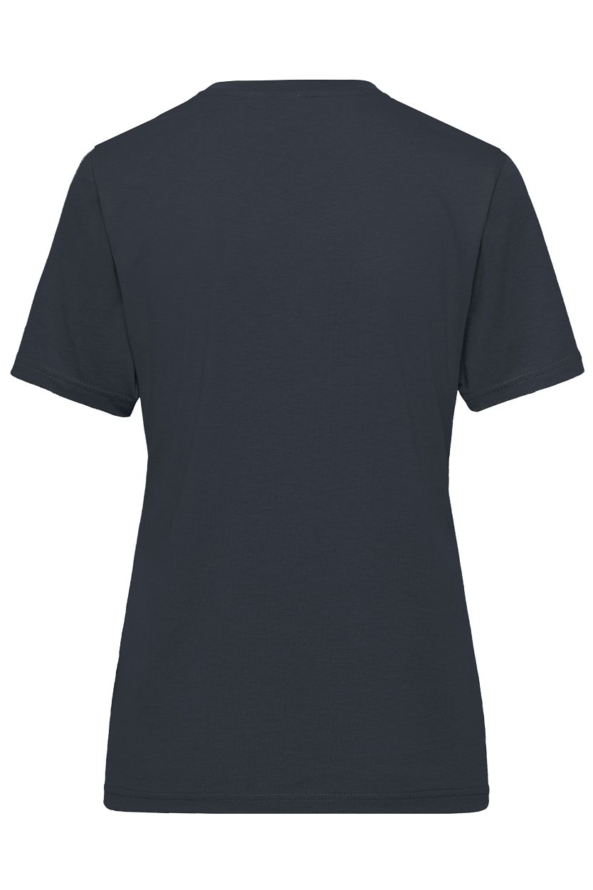 Ladies' ORGANIC Workwear T-Shirt OCS Blended "JN1807" in Carbon, Größe 4XL - Daiber