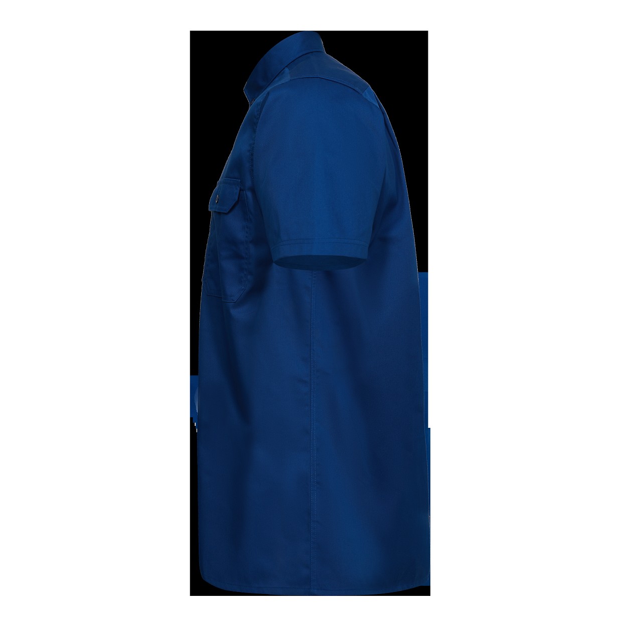 ENGEL Extend kurzärmliges Herrenhemd in Surfer Blue, Größe 49/50