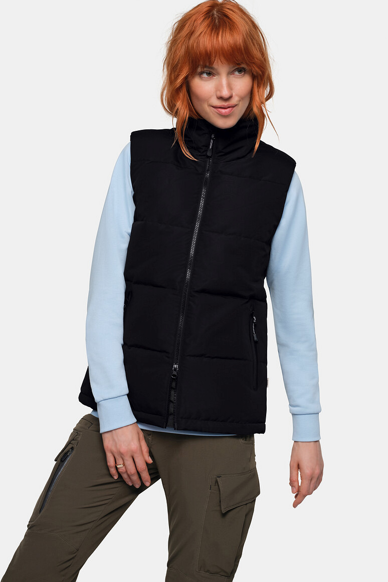 HAKRO 242 Damen Bodywarmer in schwarz, Größe 6XL