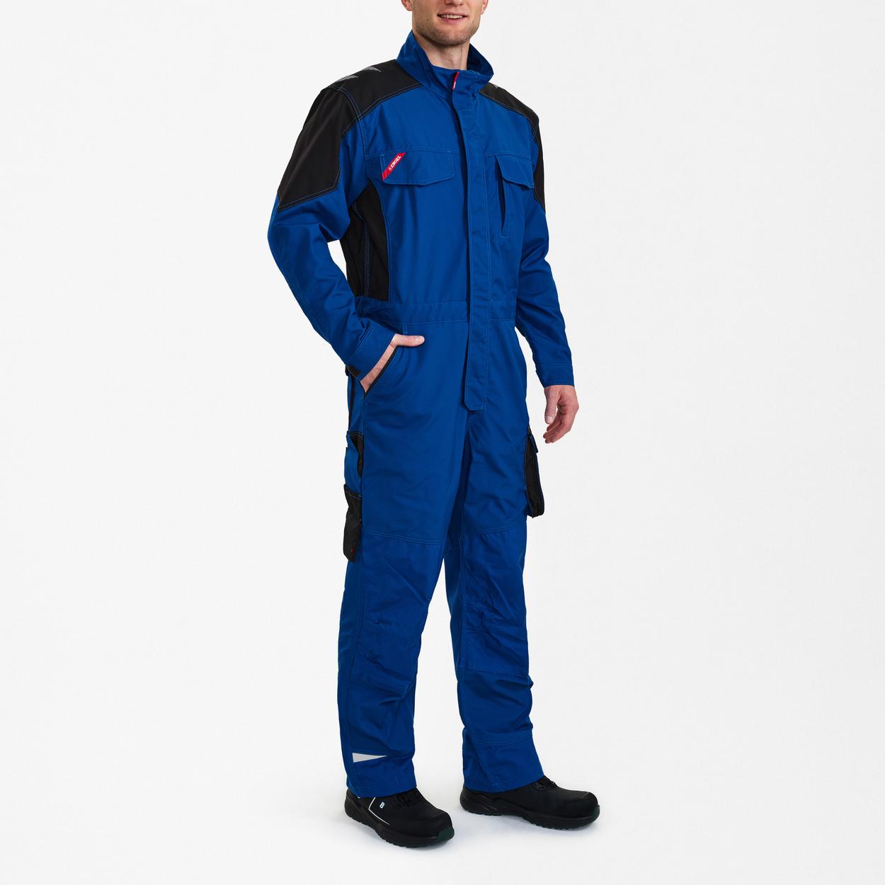 ENGEL Galaxy Overall in Surfer Blue/Schwarz, Größe XS
