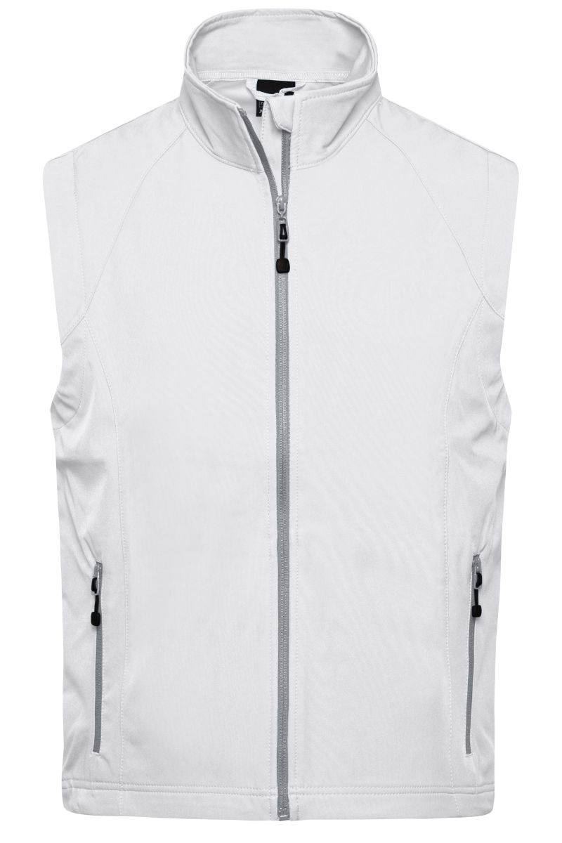 JN1022 Herren Softshell Weste in Off-White, Größe 3XL von James & Nicholson