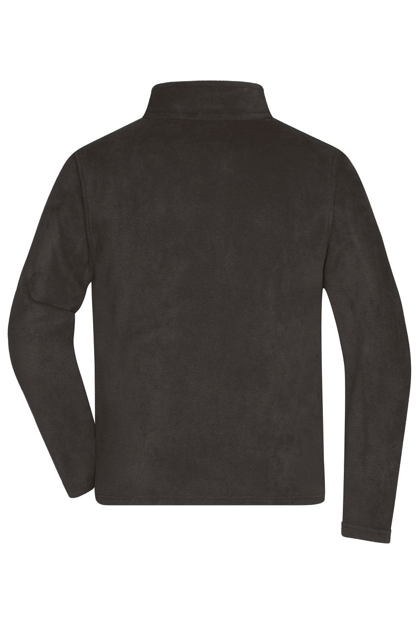 Men's Fleece Jacket "JN782" in Dark-Grey, Größe 4XL - Daiber