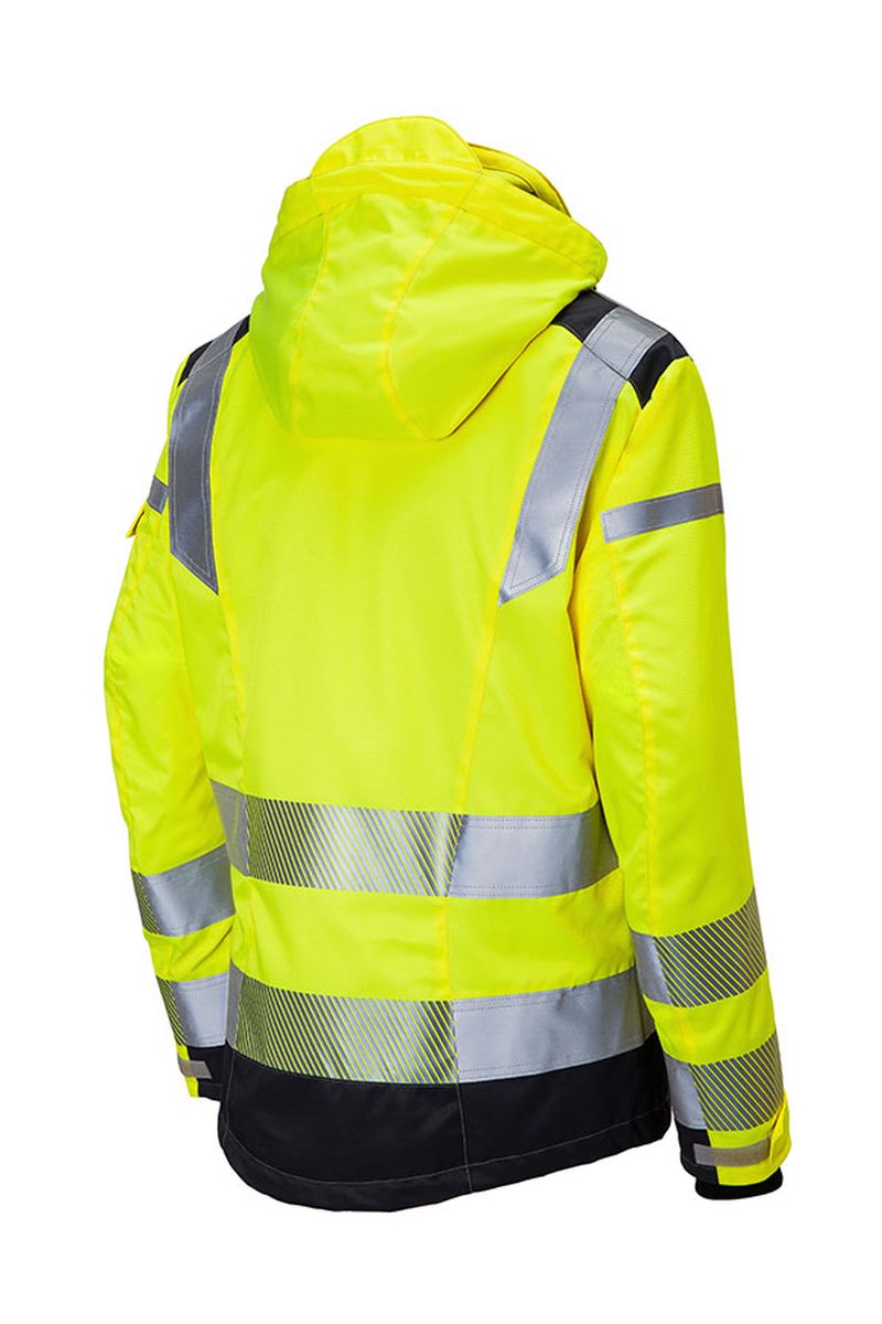 KÜBLER REFLECTIQ Wetterjacke SYMPATEX® PSA 2 KÜBLER REFLECTIQ Wetterjacke SYMPATEX® PSA 2 in Warnrot / Schwarz, Größe 4XL