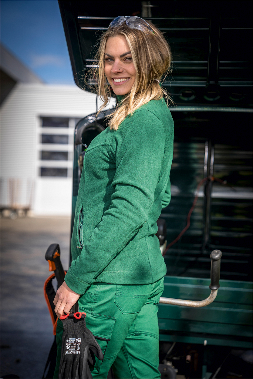 Polar-Fleecejacke Unisex CAFLJ, Gr. 2XL von Leibwächter