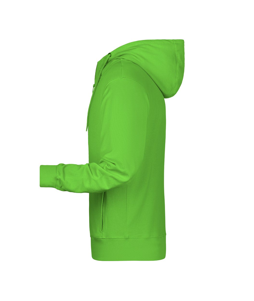 Men's Zip Hoody OCS Blended & RCS "8026" in Lime-Green, Größe 5XL - Daiber