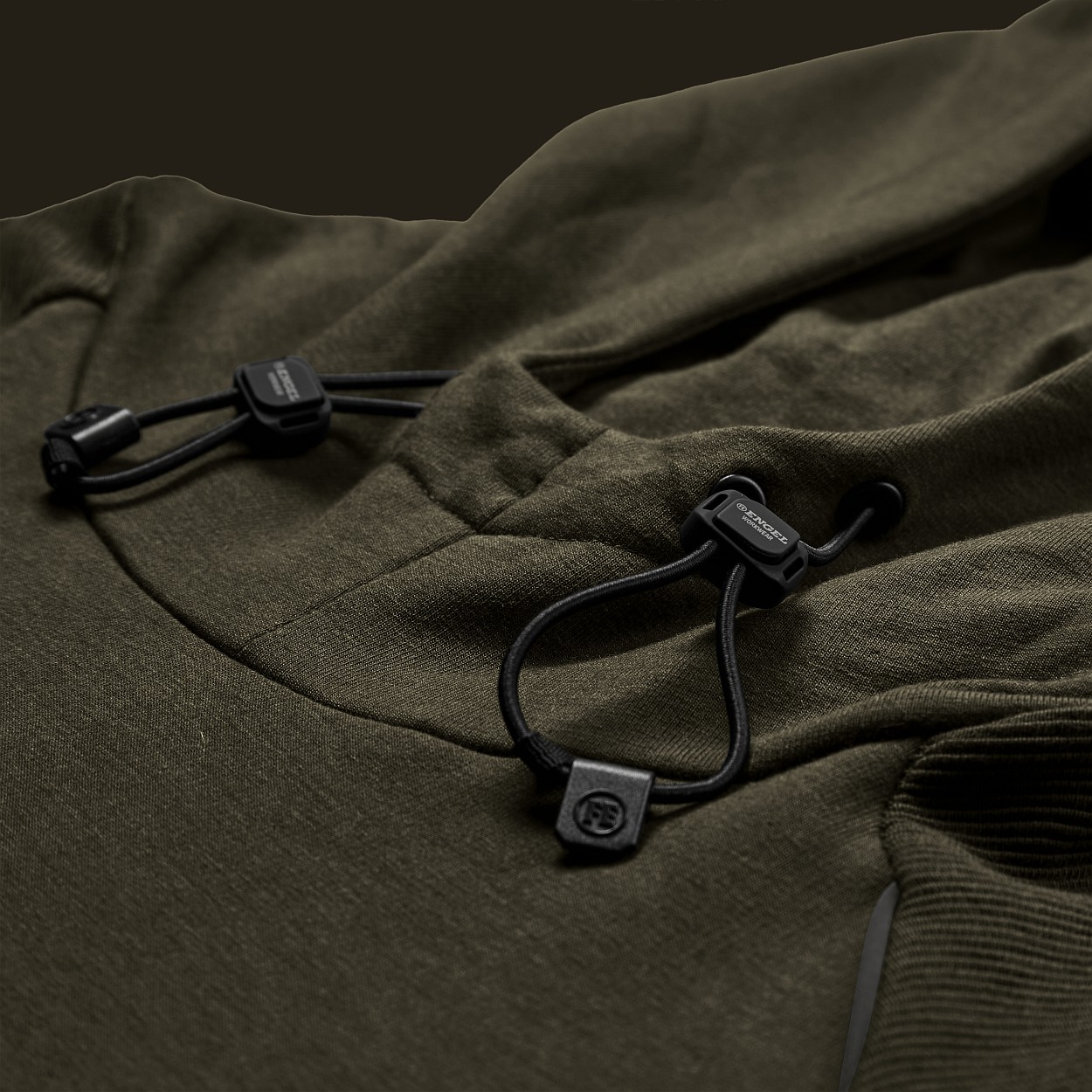 ENGEL X-treme Hoodie in Forest Green, Größe XS