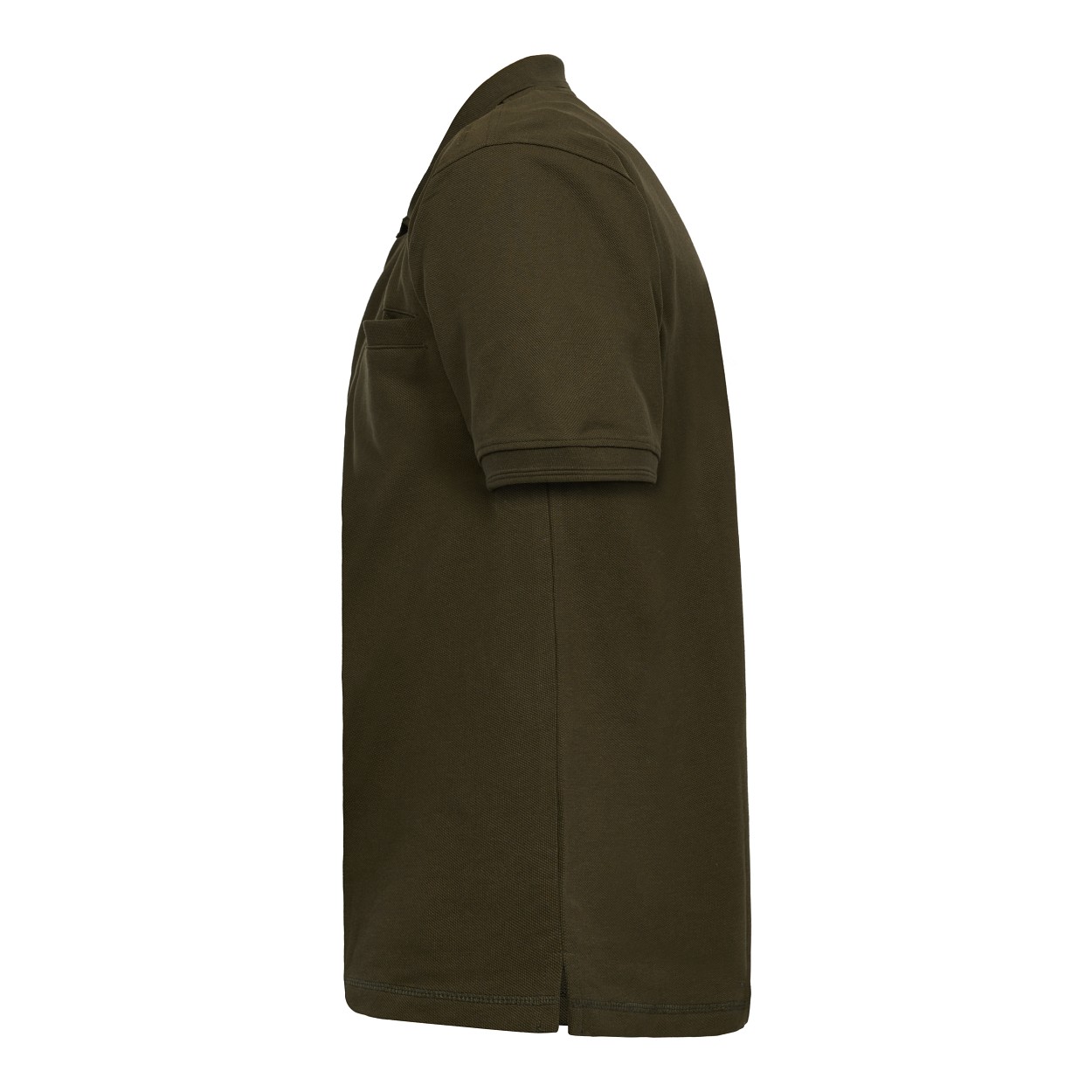 ENGEL Extend Poloshirt mit Brusttasche in Forest Green, Größe XS