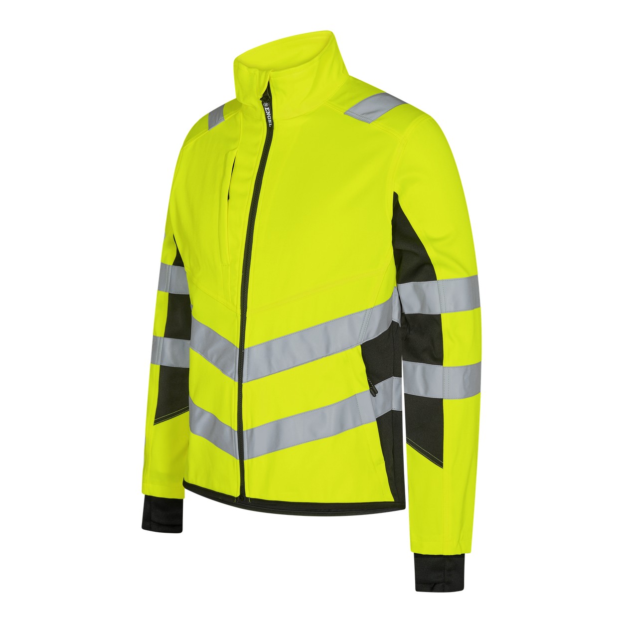 ENGEL Safety Arbeitsjacke mit 2-Wege-Stretch in Gelb/Schwarz, Größe XS