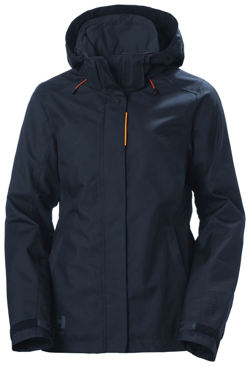 Damen wasserfeste Shell-Jacke Luna in Navy, Gr. L von Helly Hansen Workwear