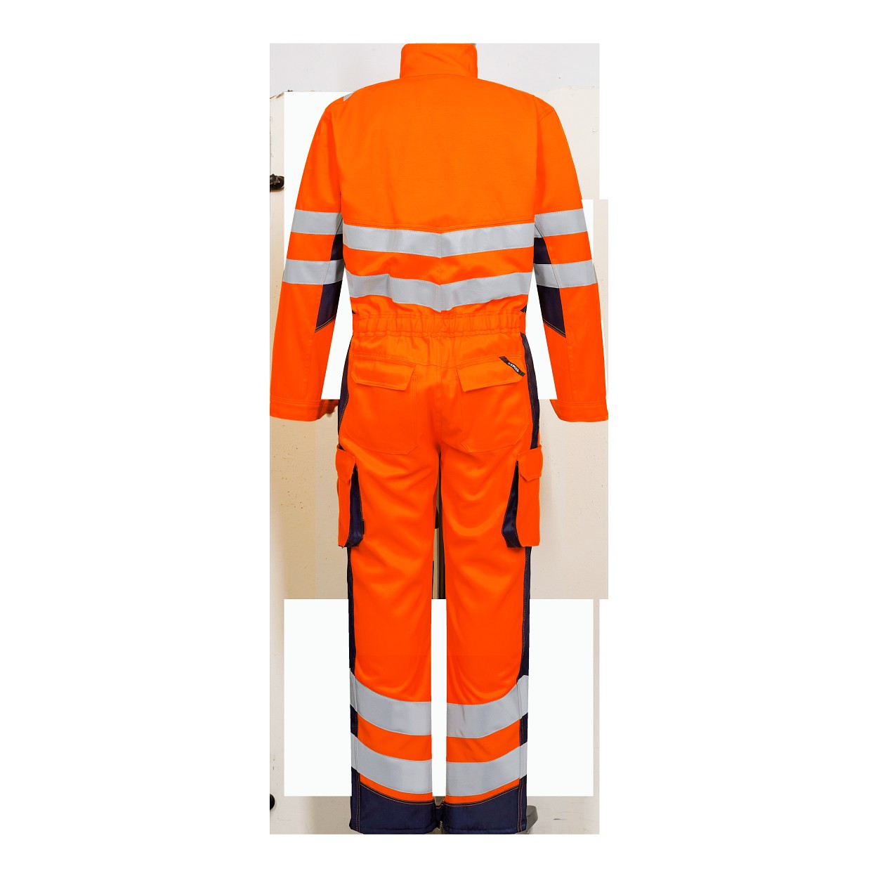 ENGEL Safety Light Overall in Orange/Blue ink, Größe XS