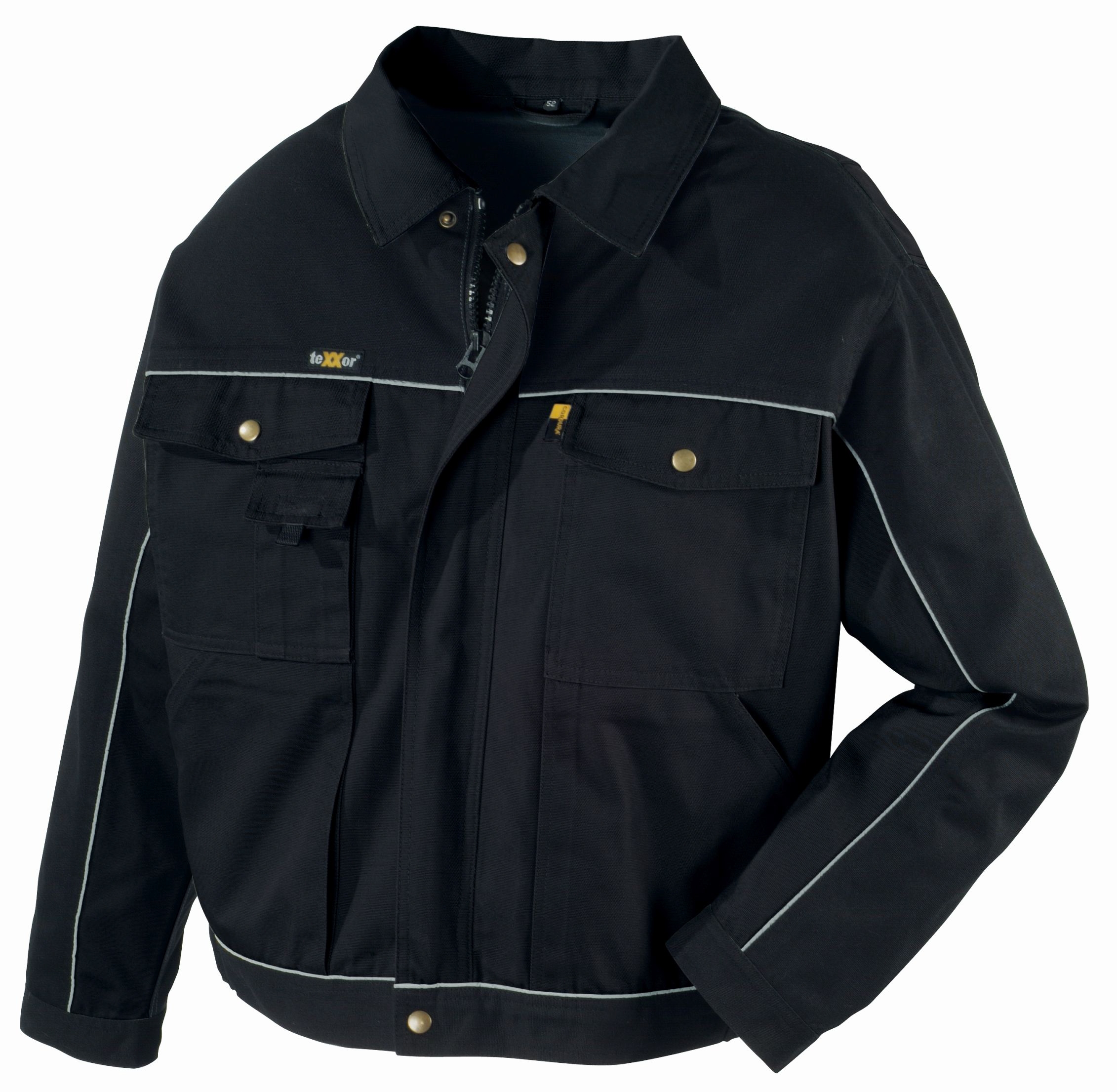 teXXor® Canvas (320 g/m²) Bundjacke RIO in Schwarz, Größe M