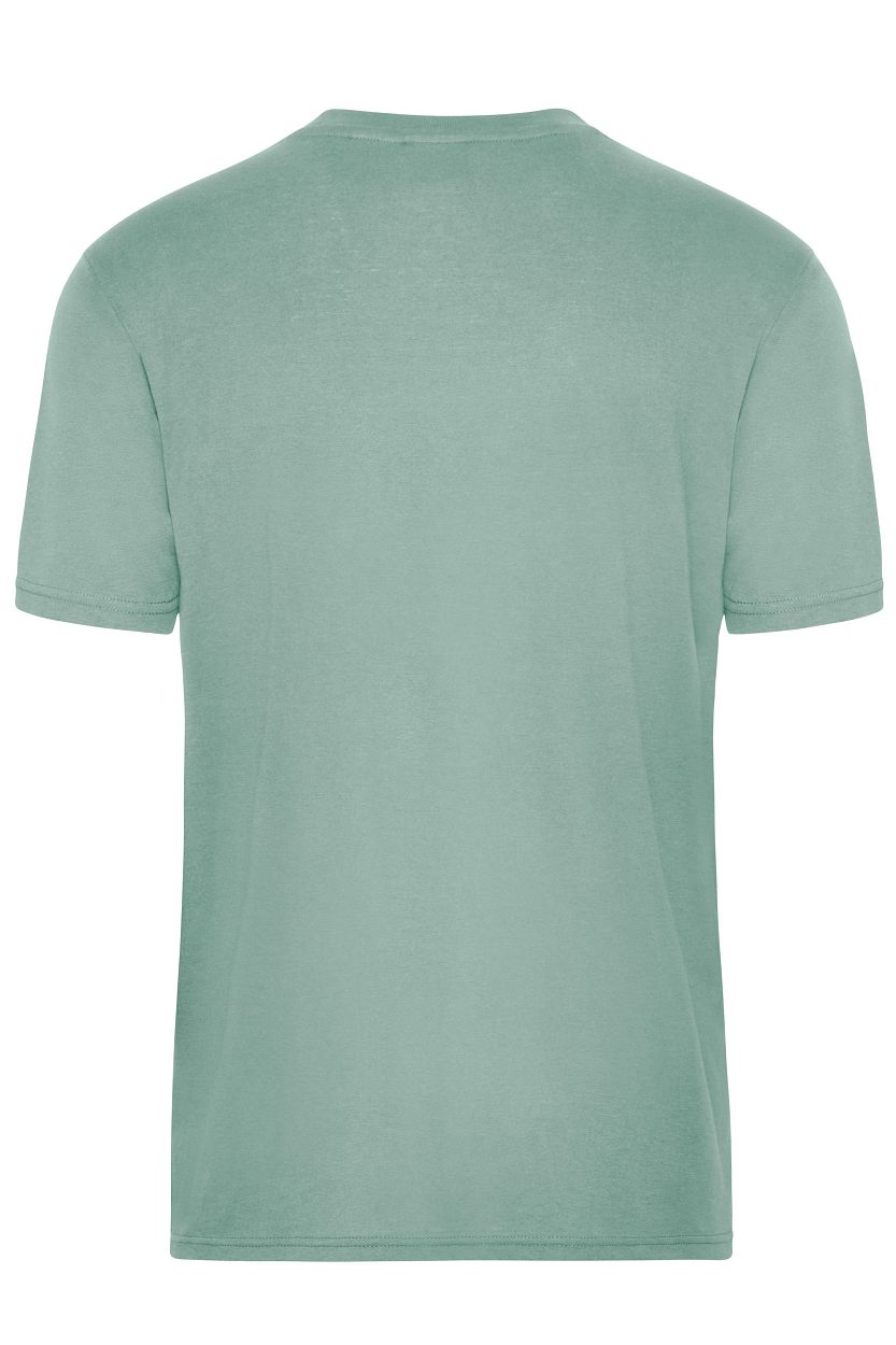 Men's ORGANIC Workwear T-Shirt OCS Blended "JN1808" in Foggy-Green, Größe 6XL - Daiber