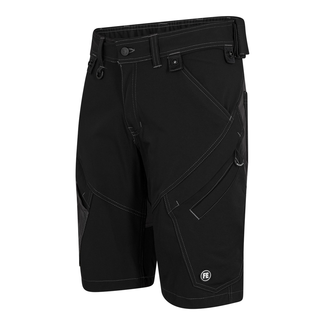 ENGEL X-treme Arbeitsshorts mit 4-Wege-Stretch in Schwarz, Größe 54