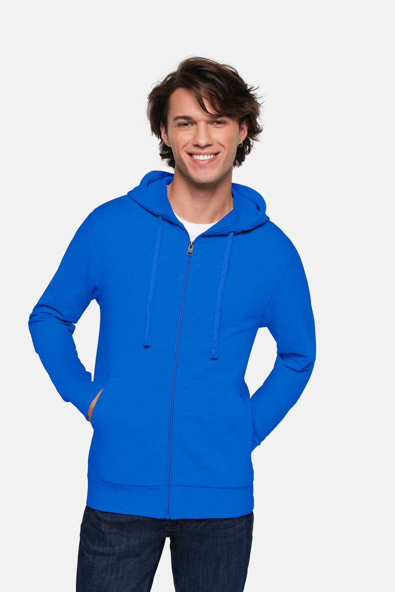 HAKRO 605 Kapuzen-Sweatjacke Premium in Royalblau, Größe 6XL HAKRO 605 Kapuzen-Sweatjacke Premium in Royalblau, Größe 6XL
