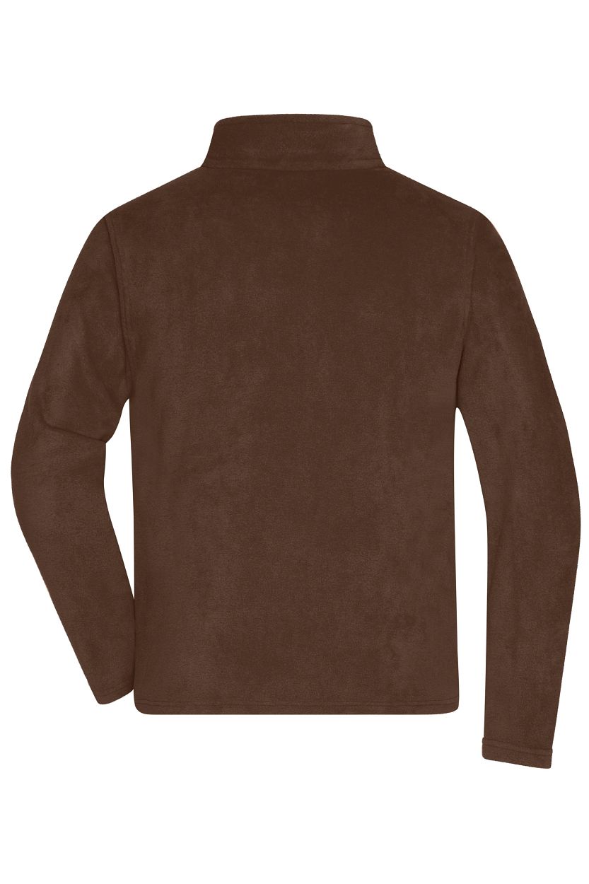 Men's Fleece Jacket "JN782" in Brown, Größe 4XL - Daiber