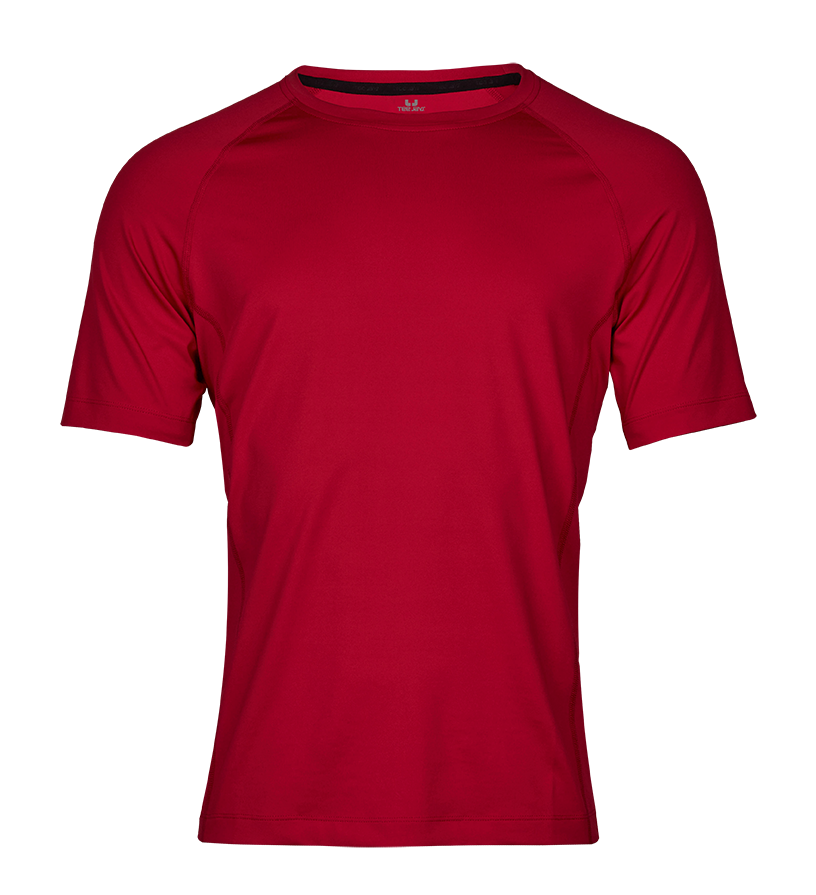 Men´s CoolDry Tee in Red, Größe XL von Tee Jays