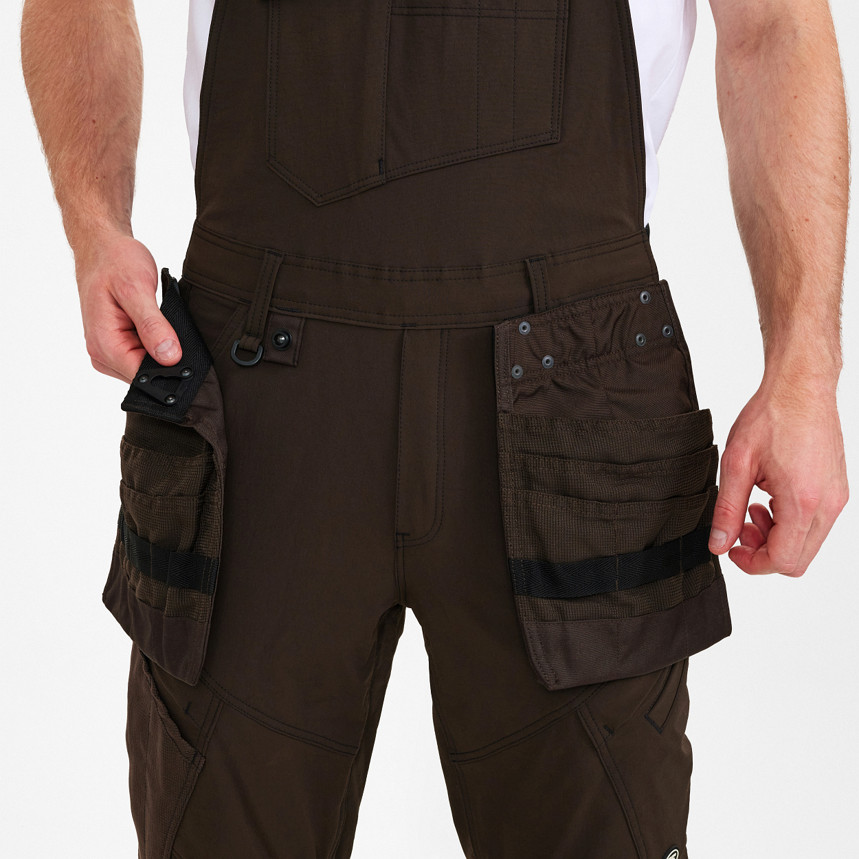 ENGEL Holstertaschen in Mokkabraun, Größe Uni